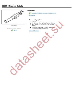 66594-1 datasheet  